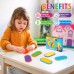 6PCS Silicone Magnetic Slider Toys，for Adults & Teens, Relieves Stress and Anxiety in Children with Autism. A Must-Have Toy for Office Desk Toy, Stocking Stuffers for Women Men Teen Gift